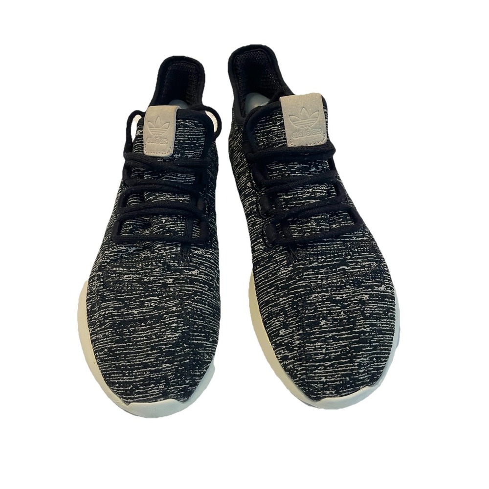 Adidas Originals Tubular Shadow Black White Knit Sneakers BB8826‎ Womens 7.5
